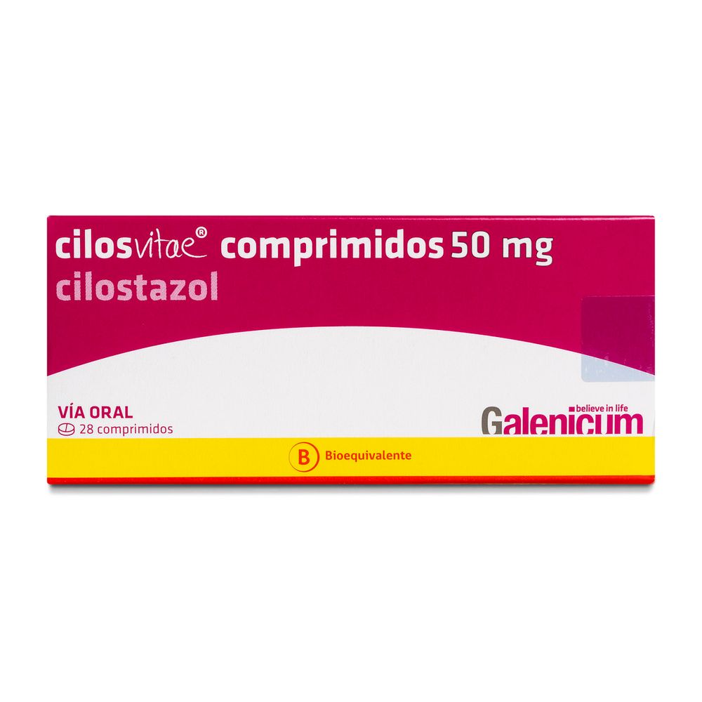 Cilosvitae - Cilostazol 50 mg 28 Comprimidos