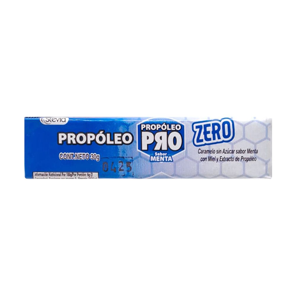 Product image of Propóleo Pro Zero Libre De Azúcar Sabor Menta Stick 10 Unidades