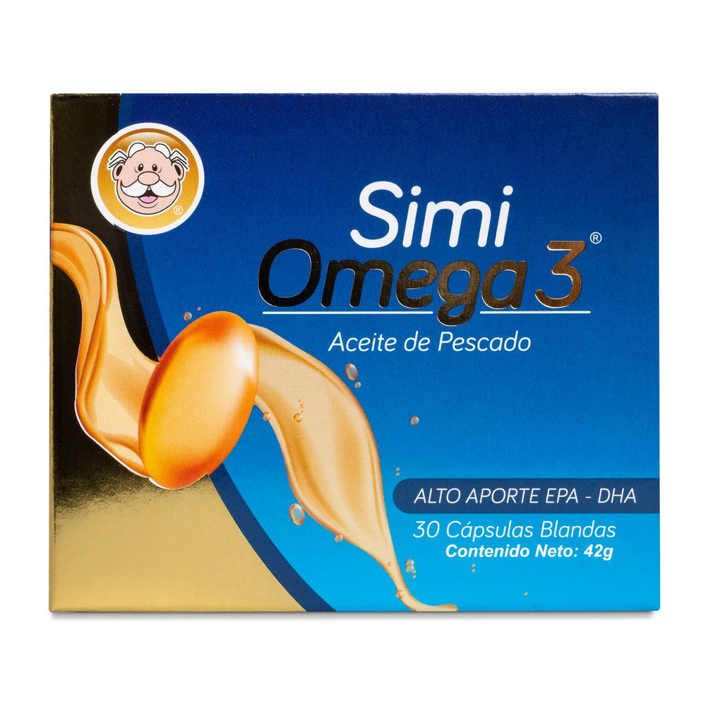 Product image of Simi Omega 3 - Aceite Pescado 1000 mg - 30 Cápsulas