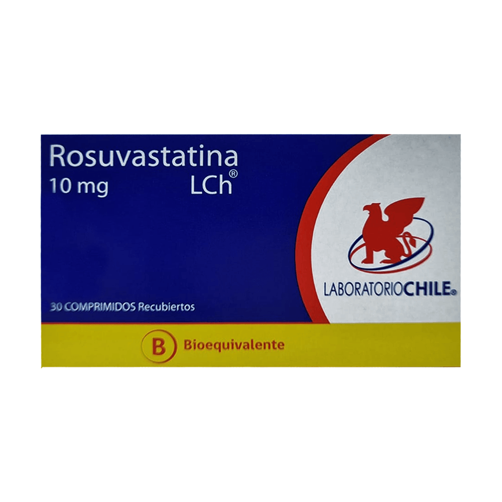 Rosuvastatina 10 mg 30 Comprimidos