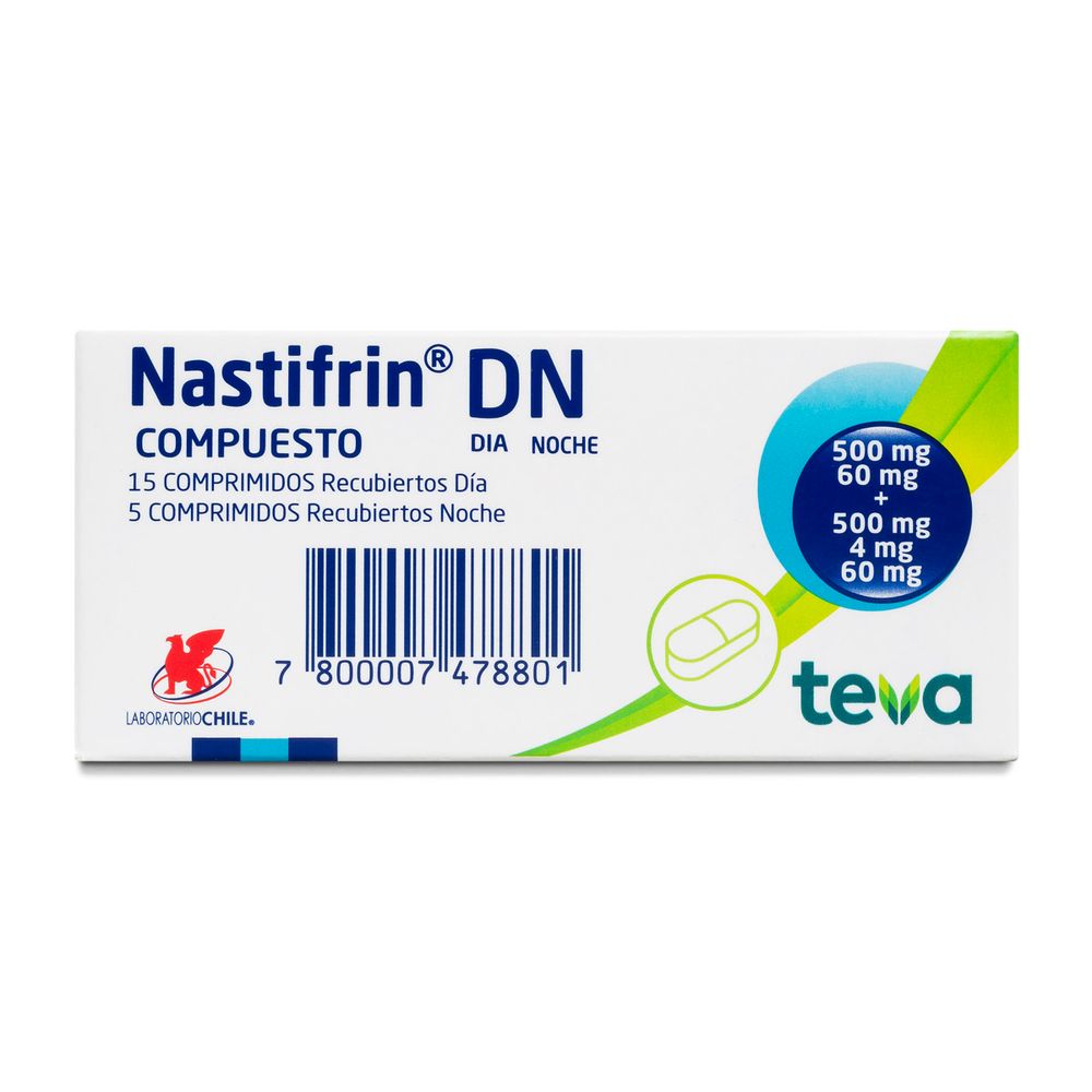 Nastifrin Compuesto DN - 20 Comprimidos Recubiertos