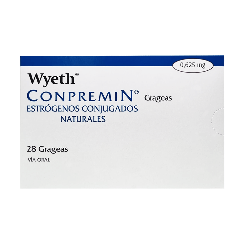 Conpremin - Estrógenos conjugados naturales 0.625 mg