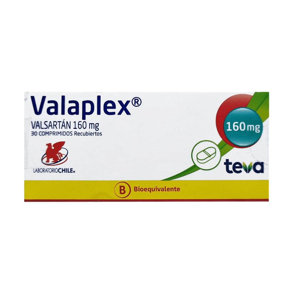 Product image of Valaplex - Valsartán 160 mg Comp Rec