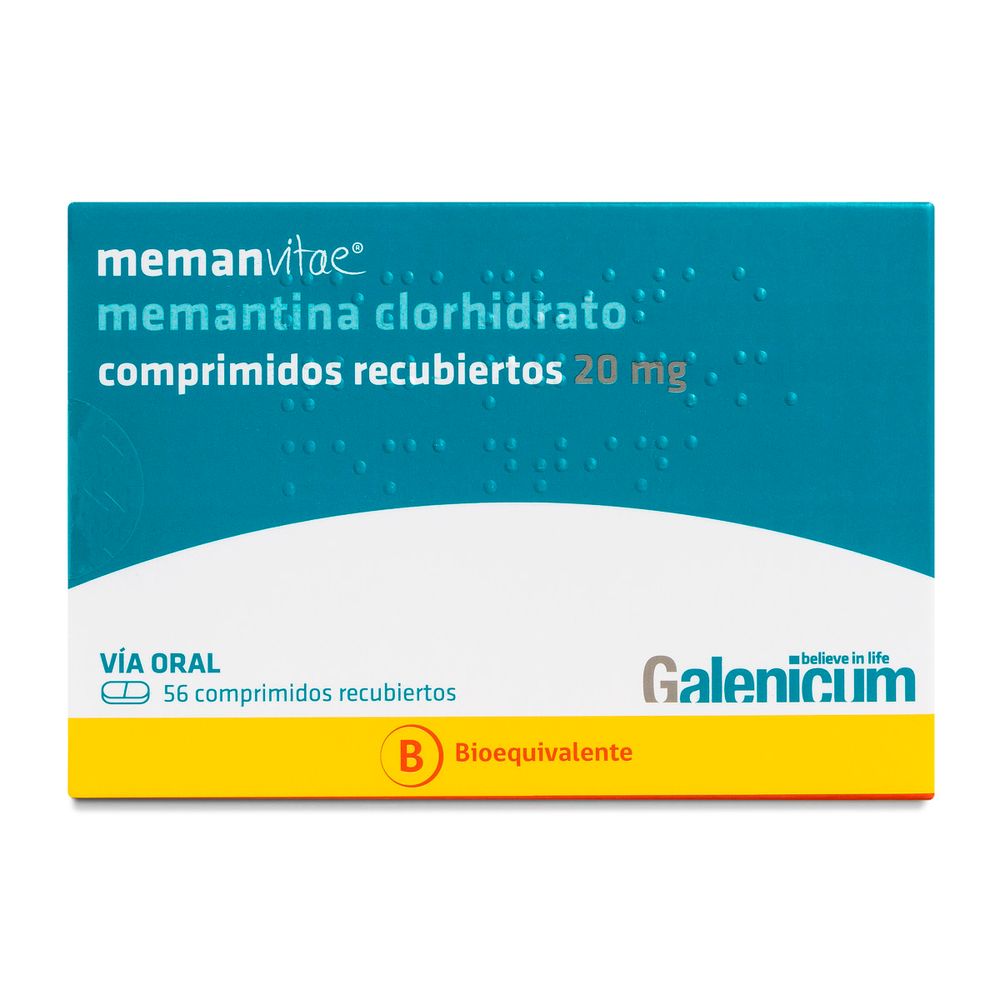 Product image of Memanvitae - Memantina 20 mg - 56 Comprimidos Recubiertos