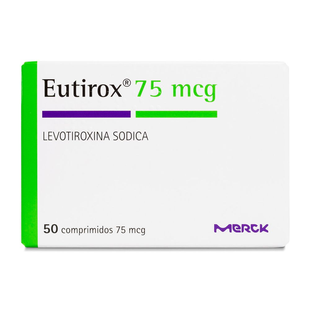 Product image of Eutirox 75 - Levotiroxina 75 mcg - 50 Comprimidos