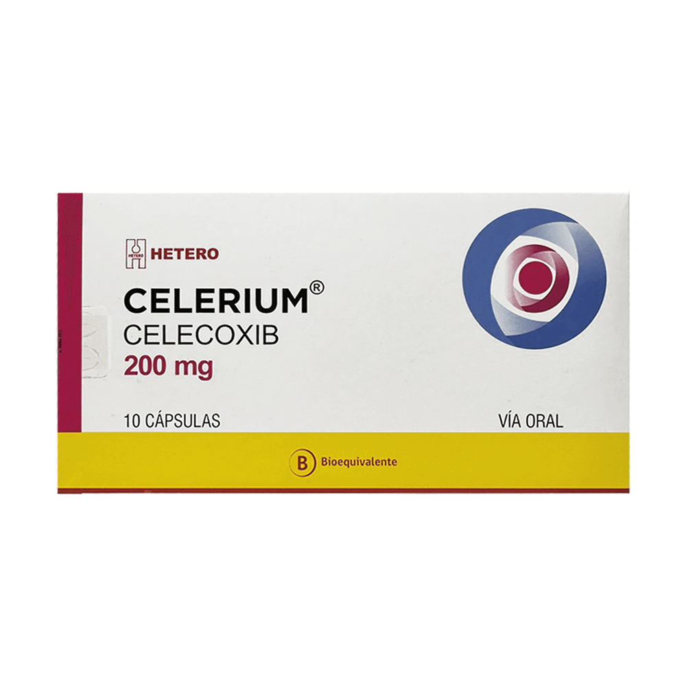 Celerium - Celecoxib 200 mg 10 Cápsulas