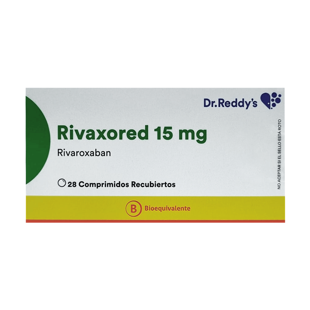 Rivaroxaban 15 mg Comprimidos