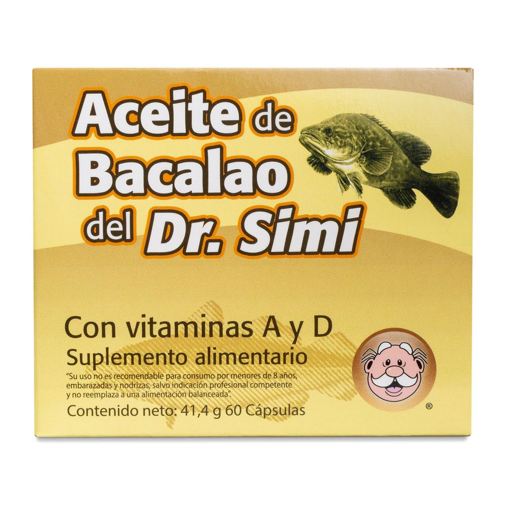 Product image of Aceite Hígado Bacalao 40 mg - 60 Cápsula