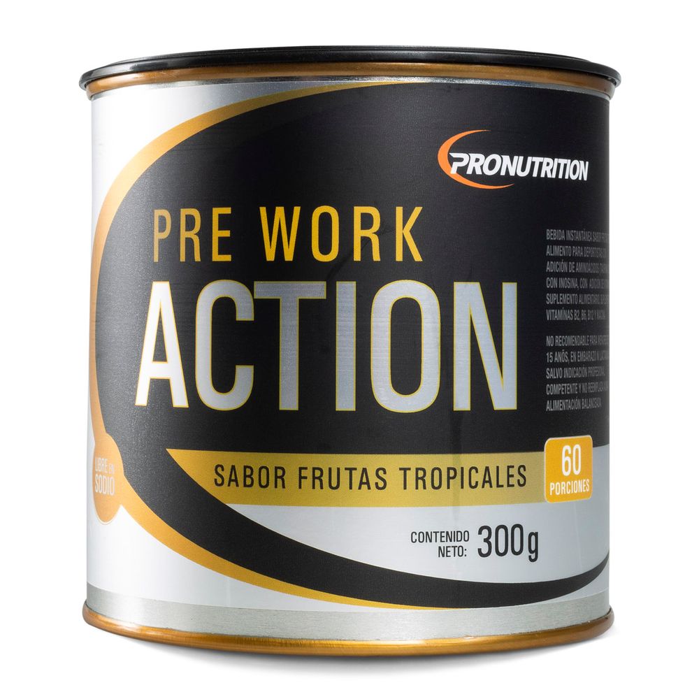 Pronutrition - Pre Work Action De Frutas Tropicales - 300 gr