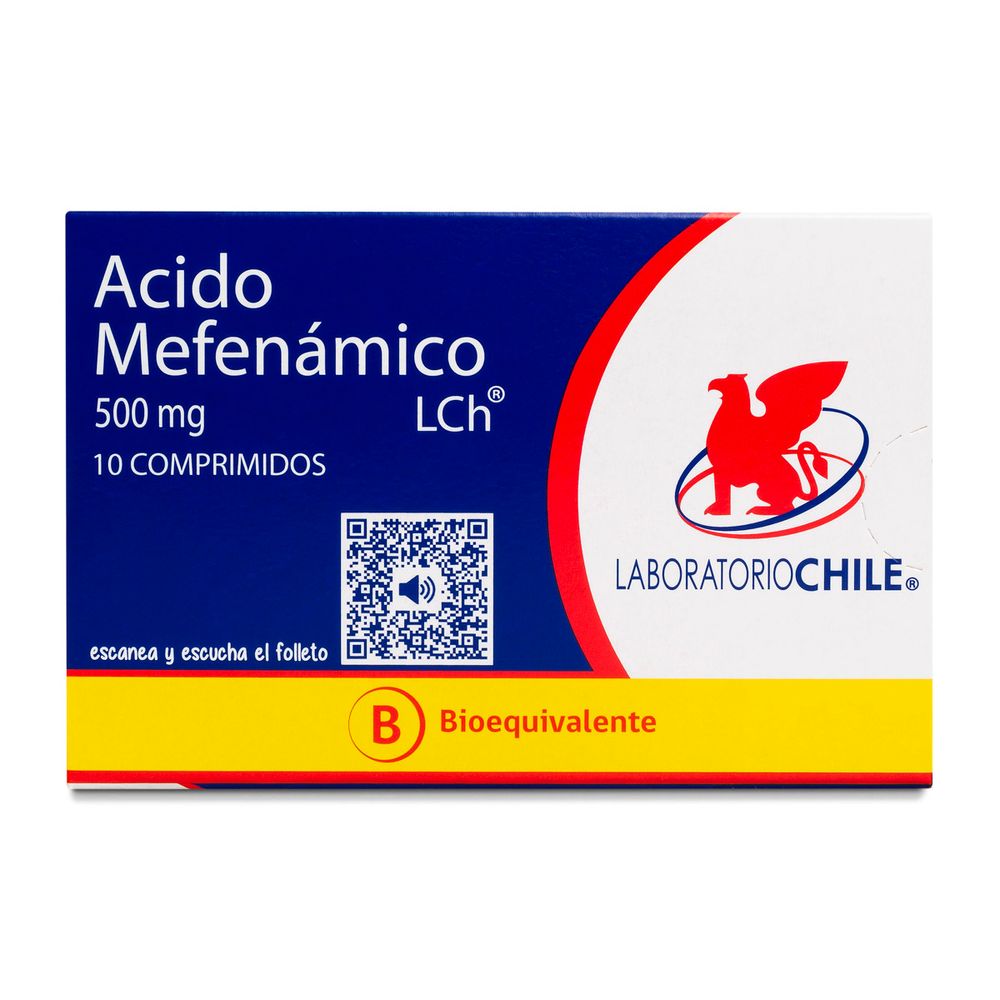 Ácido Mefenámico 500 mg 10 Comprimidos