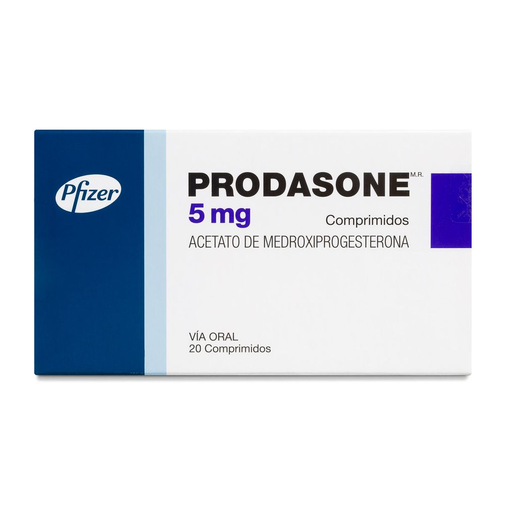 Prodasone - Medroxiprogesterona Acetato 5 mg Comprimidos