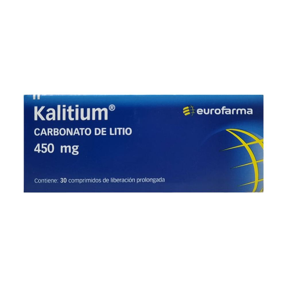 Litio Carbonato 450 mg 30 Comp Lp