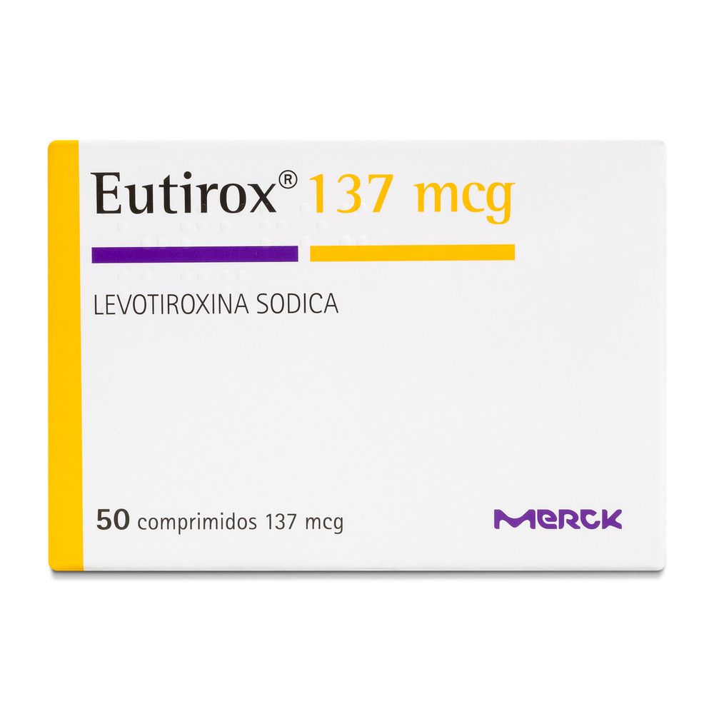 Product image of Eutirox 137 - Levotiroxina Sódica 137 mcg 50 Comprimidos