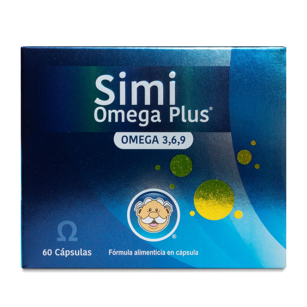 Simi Omega Plus - Omega 3 / 6 / 9 - 60 Cápsulas