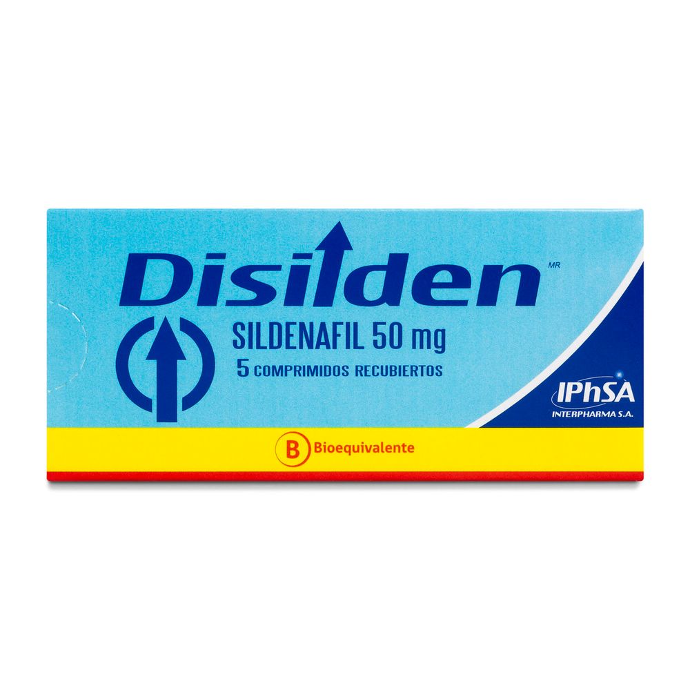 Product image of Disilden - Sildenafil 50 mg 5Comprimidos