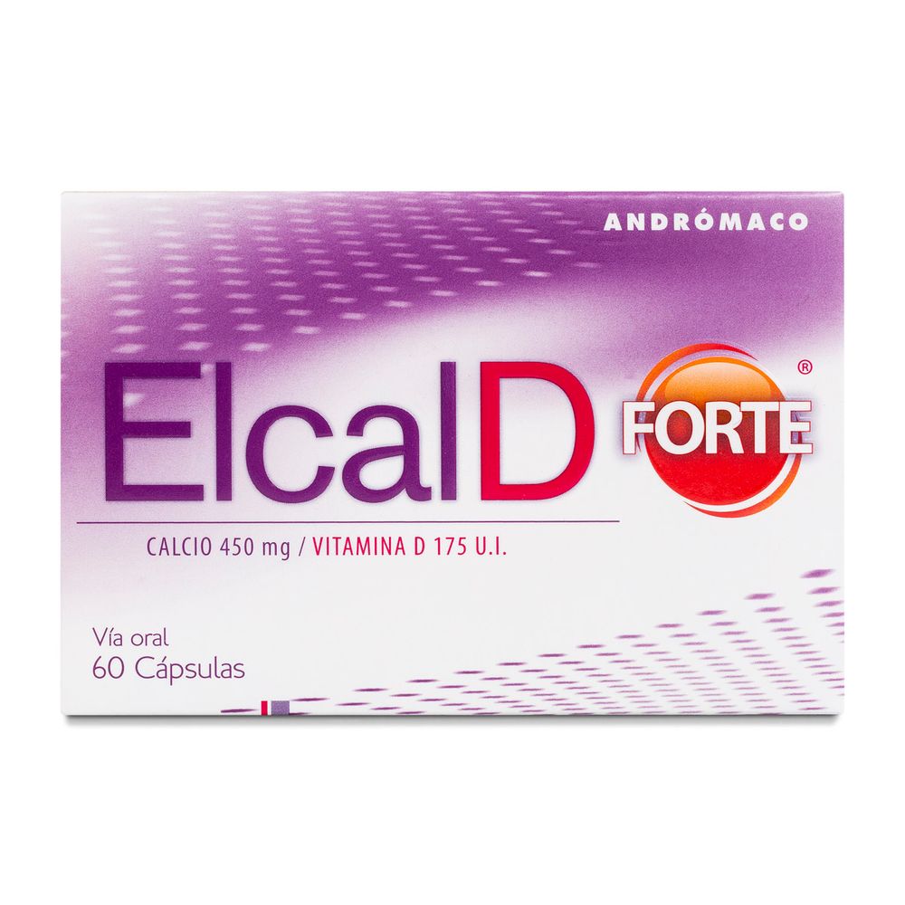 Elcal D Forte - 60 Cápsulas