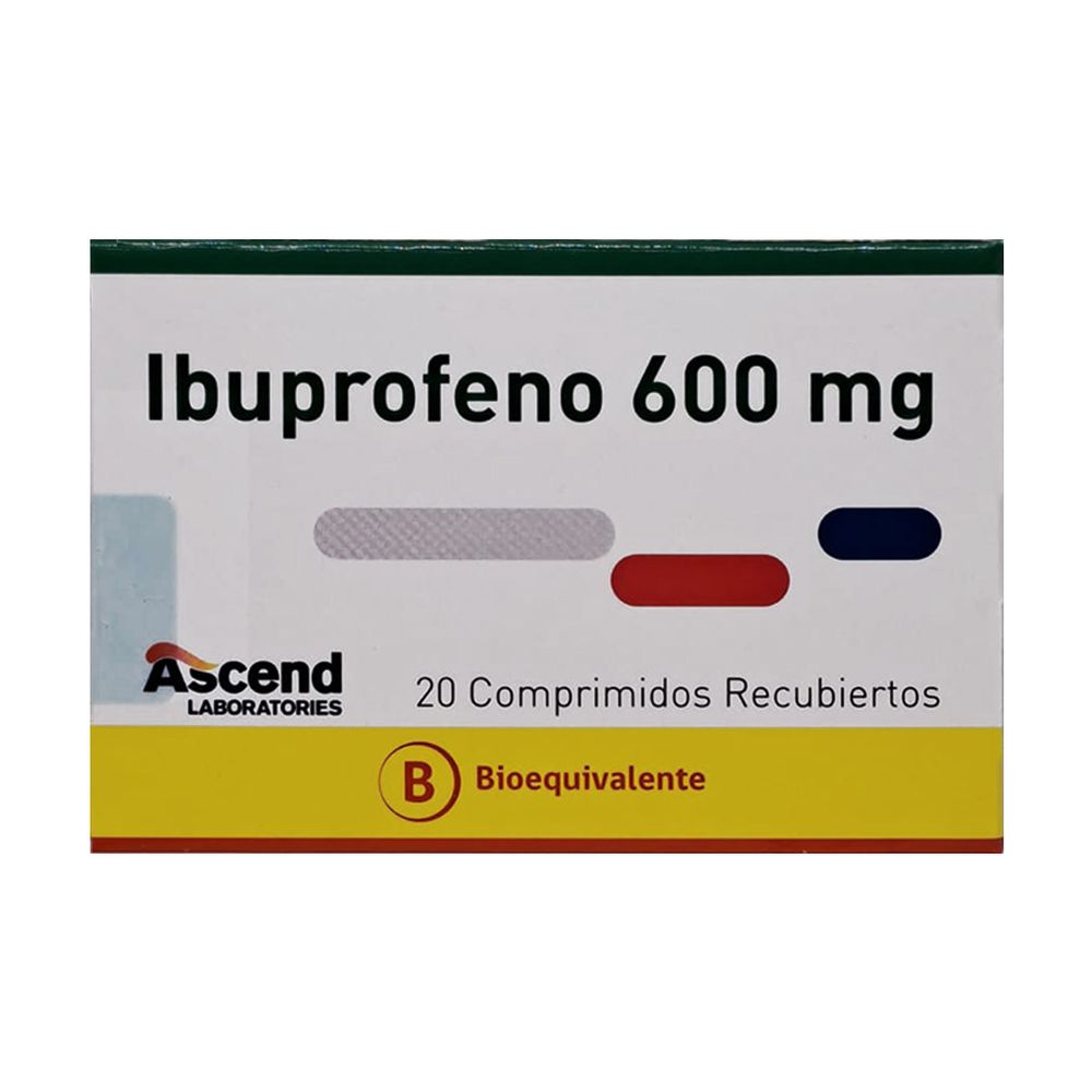 Ibuprofeno 600 mg 20 Comprimidos Rec