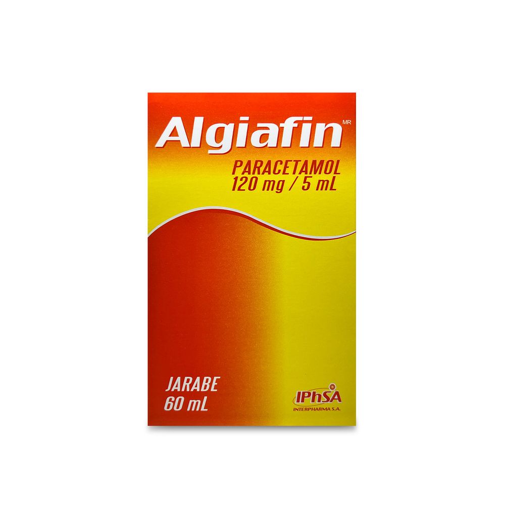 Product image of Algiafin - Paracetamol 120 mg Jarabe 60 ml