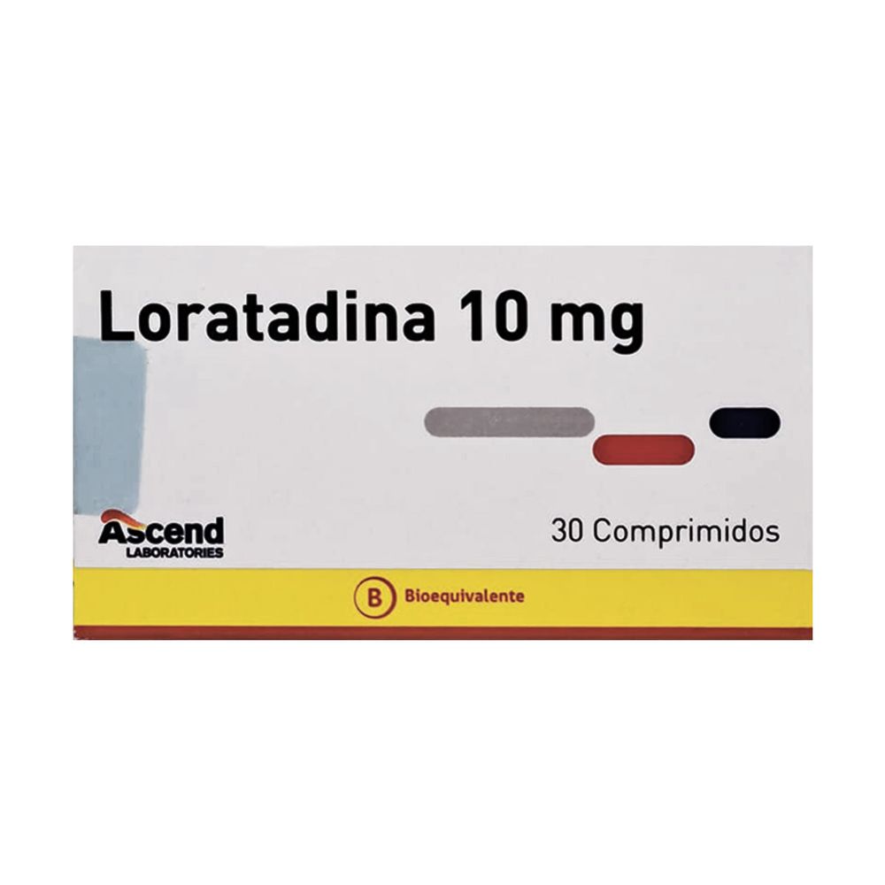 Loratadina 10 mg 30 Comprimidos