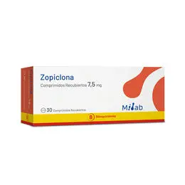 Product image of Zonix Zopiclona 7,5 x 30 comprimidos (Lab mintlab)