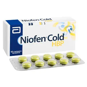 Product image of Niofen Cold HBP 10 Comprimidos Recubiertos