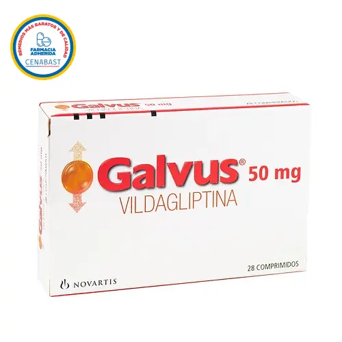 Galvus 50 mg Vildagliptina 28 Comprimidos (Novartis)