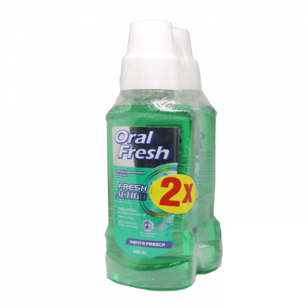 Product image of Oralfresh Enjuague Bucal Pack Oferta x2 500ml