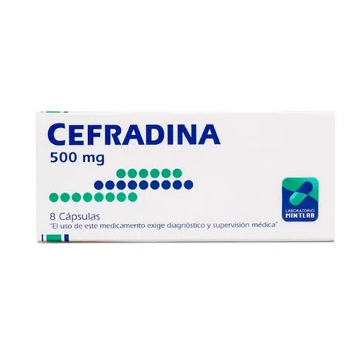 Product image of Cefradina 500 x 8 cápsulas (Mintlab)