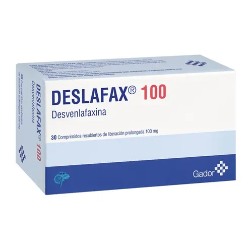 Product image of Deslafax 100 Desvenlafaxina x 30 Comprimidos de Liberación Prolongada