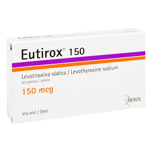 Eutirox 150 mcg x 50 Comprimidos (Merck)