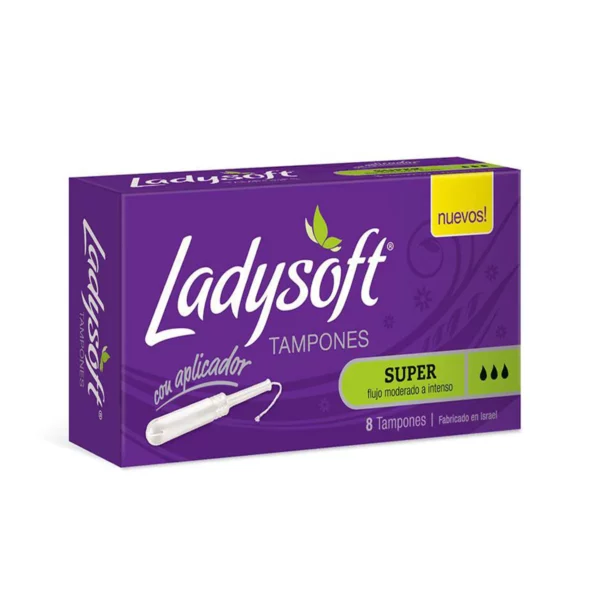 LadySoft Tampones Con Aplicador Super 8 Tampones