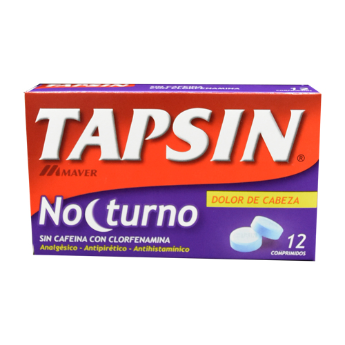 Product image of Tapsin Nocturno X 12 cápsulas