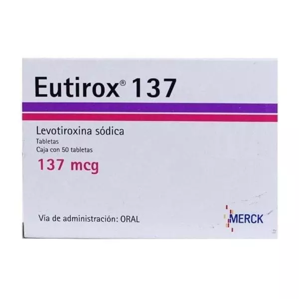 Eutirox 137 mcg x 50 COMPRIMIDOS (MERCK)