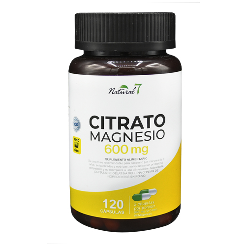 Product image of Citrato Magnesio 600 mg x 120 cápsulas N7