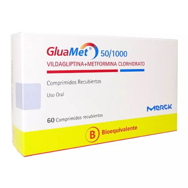 GluaMet 50/1000 x 60 Comprimidos (Merck)