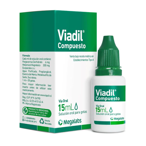 Product image of Viadil Compuesto Gotas 15 mL (Megalabs)