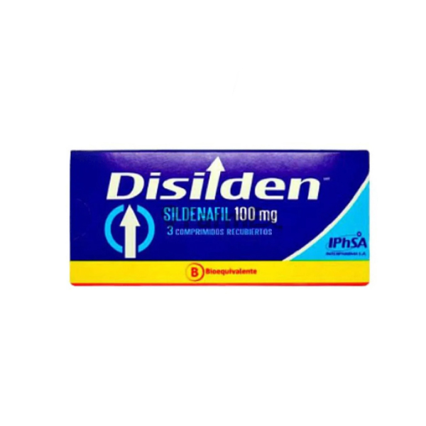 Product image of Disilden Sildenafil 100 mg x 3 comprimidos (Interpharma)
