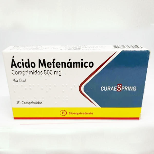 Ácido mefenámico 500mg X 10 comprimidos DESCUENTO