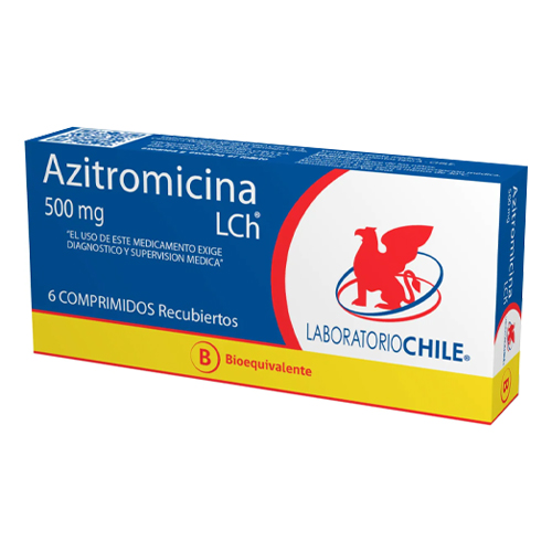 Azitromicina 500 mg x 6 comprimidos