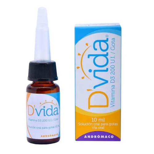 Product image of DVida Gotas 10 ml Vitamina D3 200 UI/gota