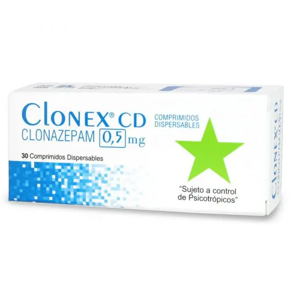 Clonex CD 0,5mg x 30 Comprimidos