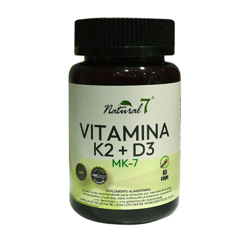 Product image of Vitamina K2 + Vit. D3 x 60 Capsulas