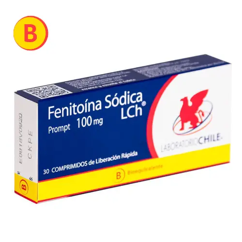 Product image of Fenitoína 100 x 30 comprimidos (LCh)