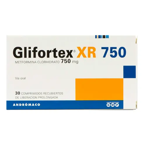 Glifortex Xr 750 mg x 30 Comp. liberación prolongada (Andrómaco)