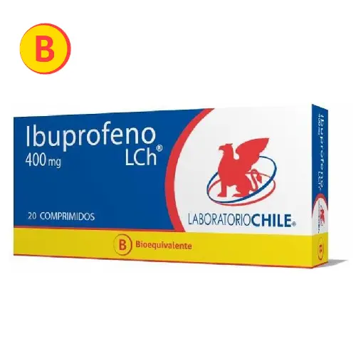 Ibuprofeno 400Mg X 20 Comprimidos (LCh)