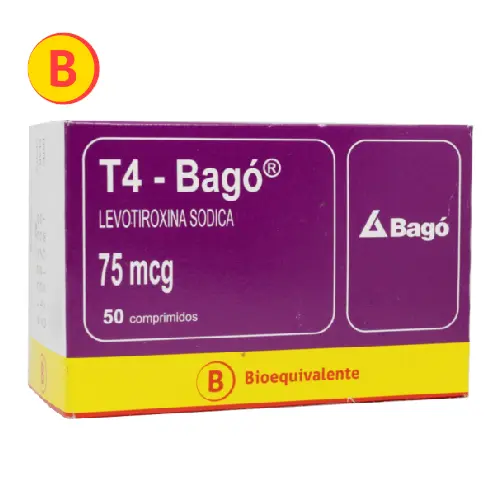 T4 75 mcg x 50 Comprimidos (Bagó)