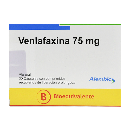 Product image of Venlafaxina 75 mg x 30 cápsulas (Cenabast)