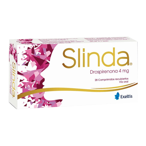 Slinda Drospirenona 4 mg x 28 Comprimidos Recubiertos