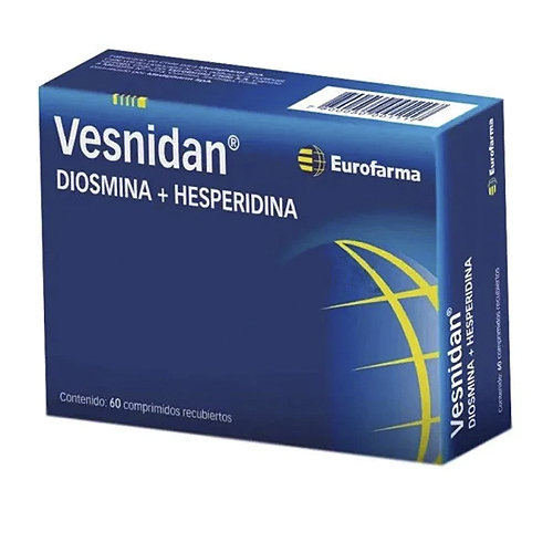 Vesnidan x 60 comprimidos recubiertos (Eurofarma)