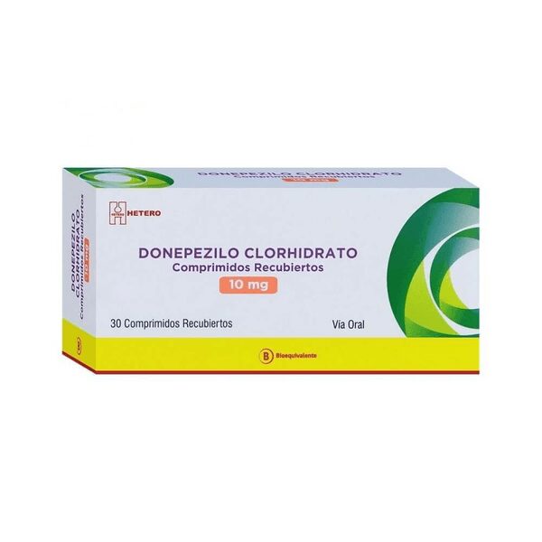 Donepezilo 10 mg x 30 Comprimidos Recubiertos (Hetero)